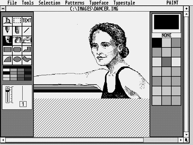 DIGITAL RESEARCH, INC - GEM Paint Version 2.01.