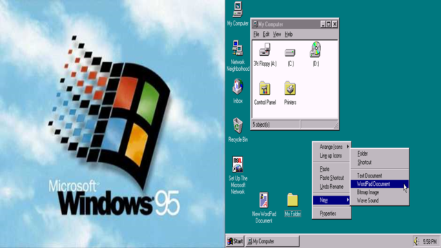 MicroSoft - MS-Windows NT 3.51 y MS-Windows 95.