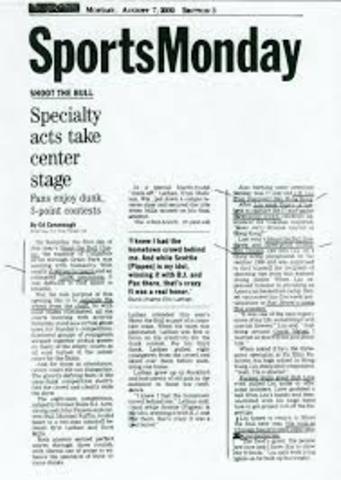 Sports Section on Antoine