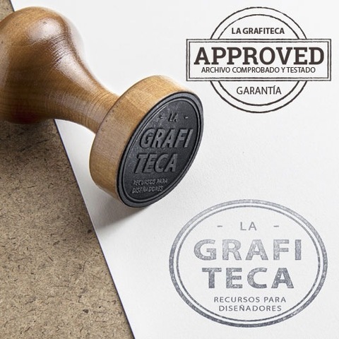 Tinta en sellos estampados