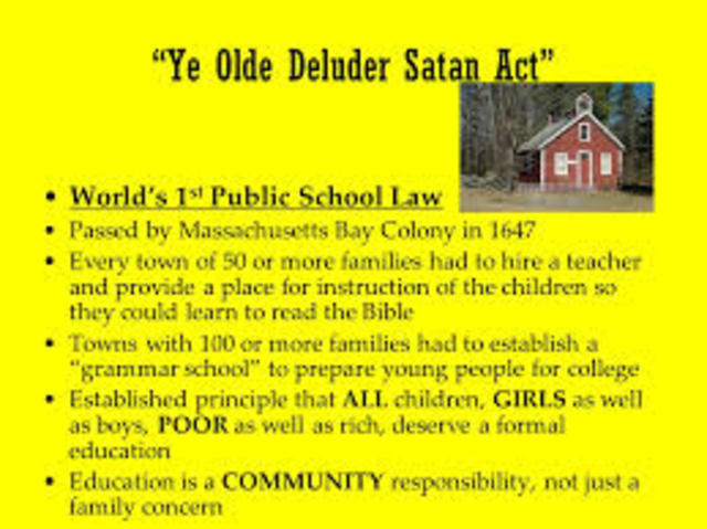 Massachusetts Law of 1647