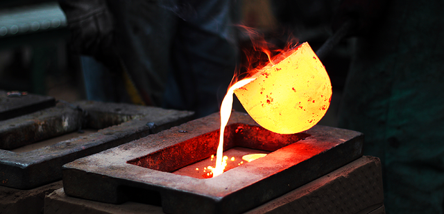 Se utiliza la fundición