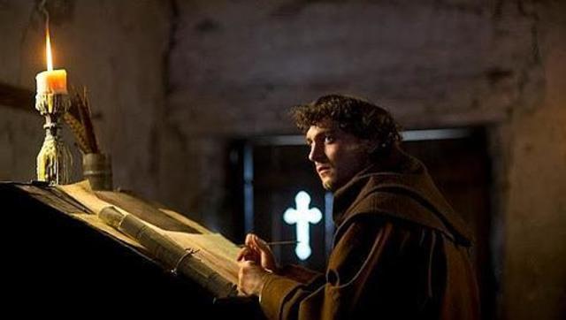 Los vikingos en la Isla de Lindisfarne.