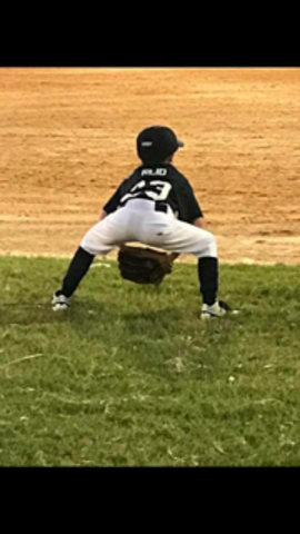 I did so good in baseball, I caught the ball