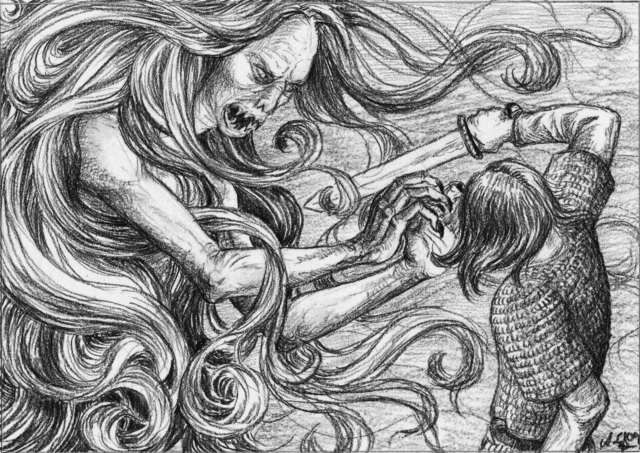 Battle with Grendel's Mother