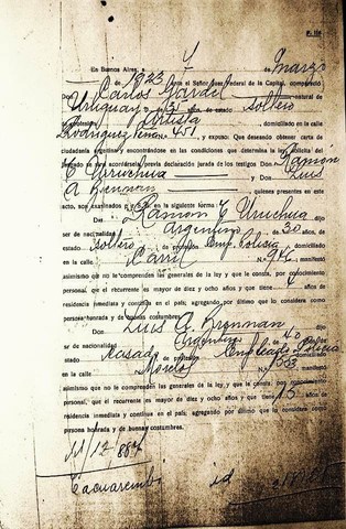 Primer Documento Legal