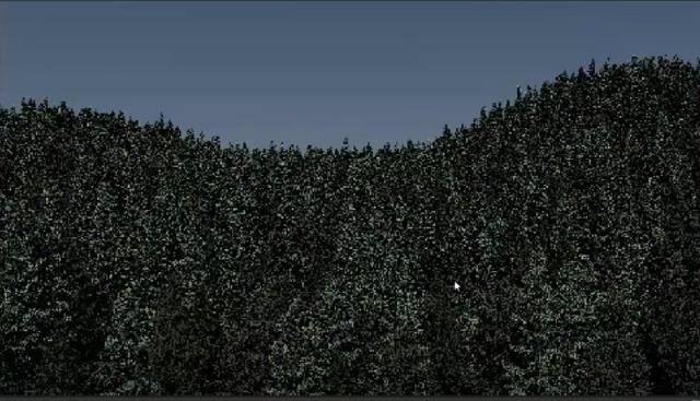 Beginning of the reduction of the rainforest