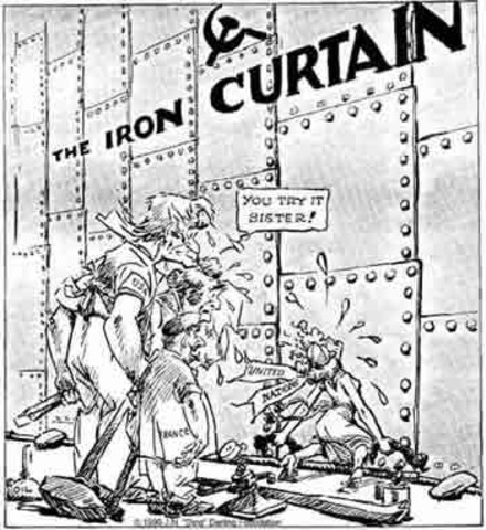 Churchills iron curtain speach