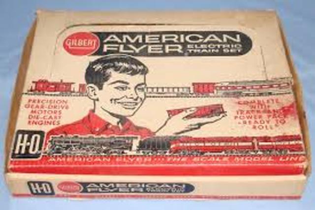 Vintage Gilbert Electric Train Set