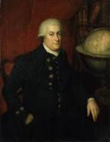 Captain George Vancouver of the H.M.S Discovery, Along With Lt. Joseph Whidbey