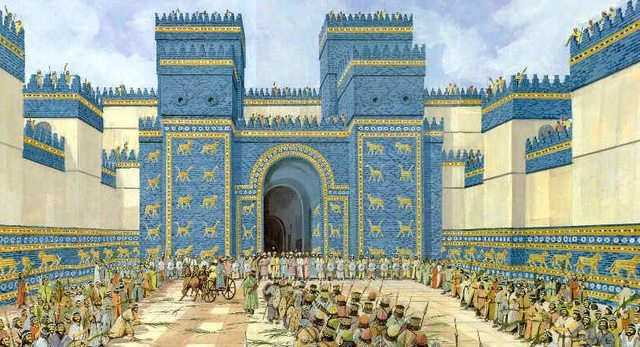 Creación de Palacios y Templos de babilonia