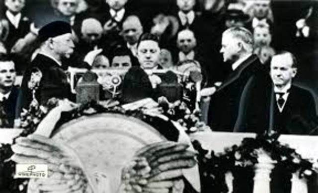 Inauguration of Herbert Hoover
