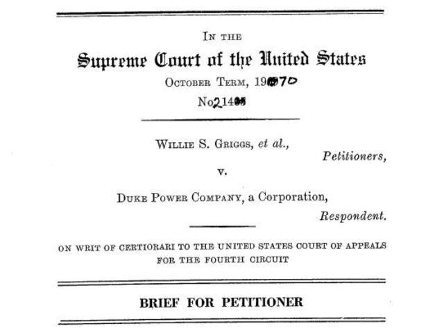 Griggs v. Duke Power Co.