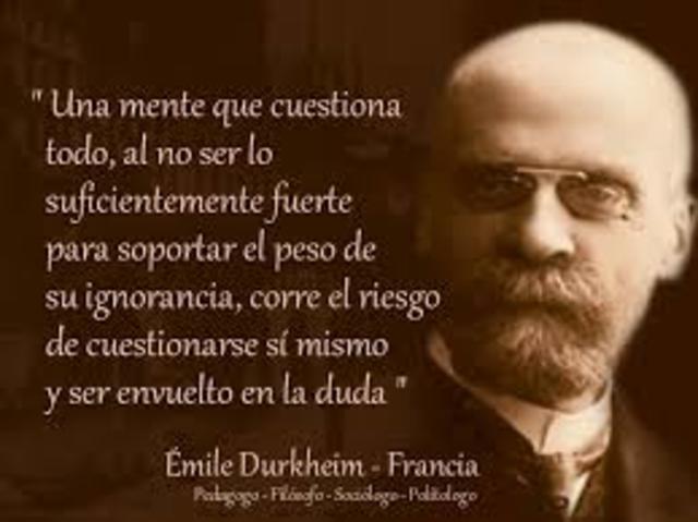 Emile Durkheim (pedagogía social)