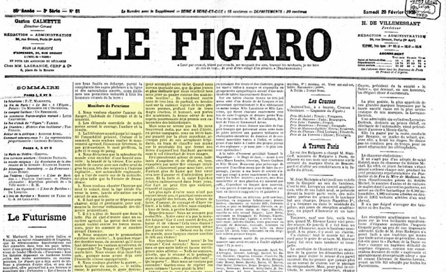 La nascita del Futurismo