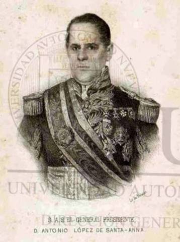 Antonio Lopez ocupa 11 veces la presidencia de la república