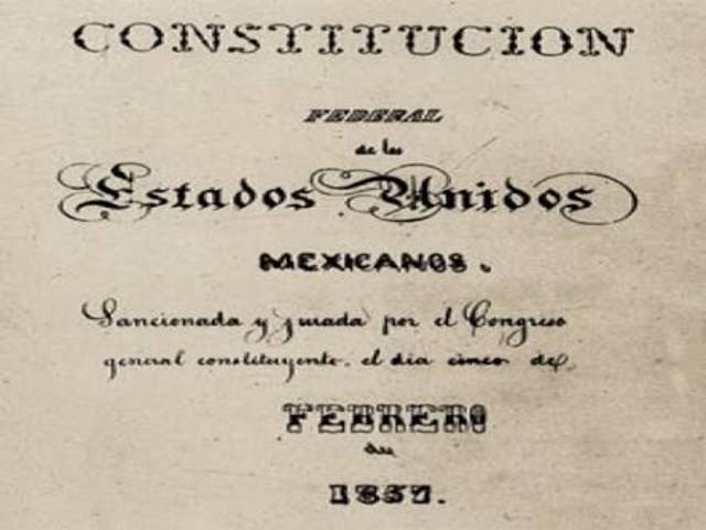 Es aprobada la nueva constitución de 1857