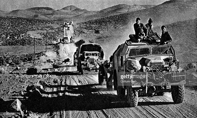 British Army fighting against Italian Campaigns