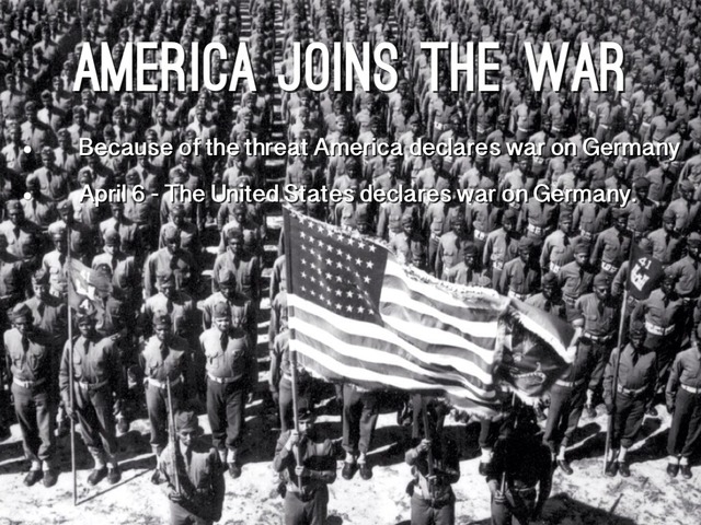 America joins the War