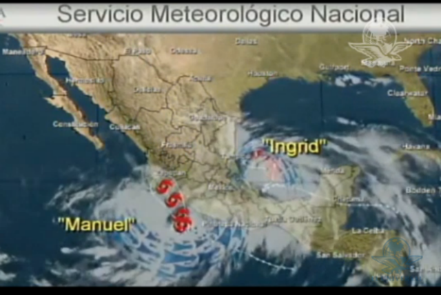Huracán Manuel e Ingrid