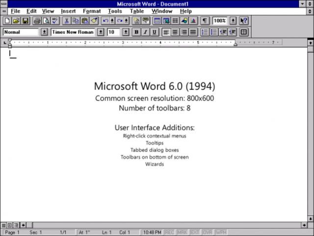 Word 6.0
