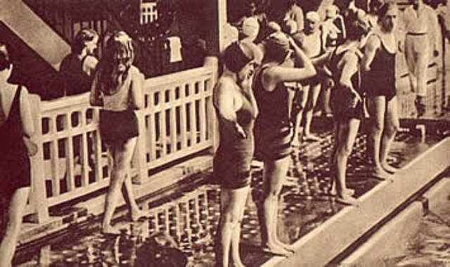historia moderna de la natacion