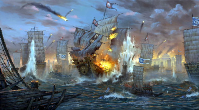 naval combat