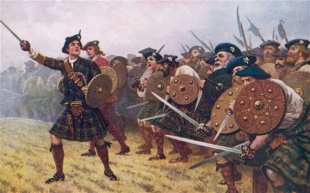 Highland Scots Arrive