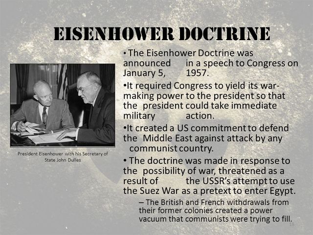 Eisenhower doctrine