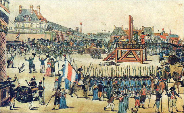 The execution of Robespierre