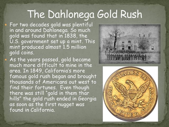 Dahlonega gold rush