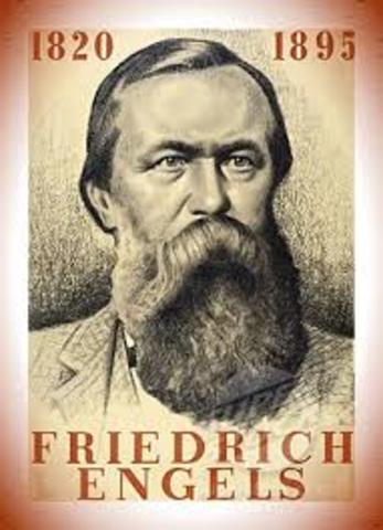 Friedrich Engels escriu L'origen de la família, la propietat privada i l'estat