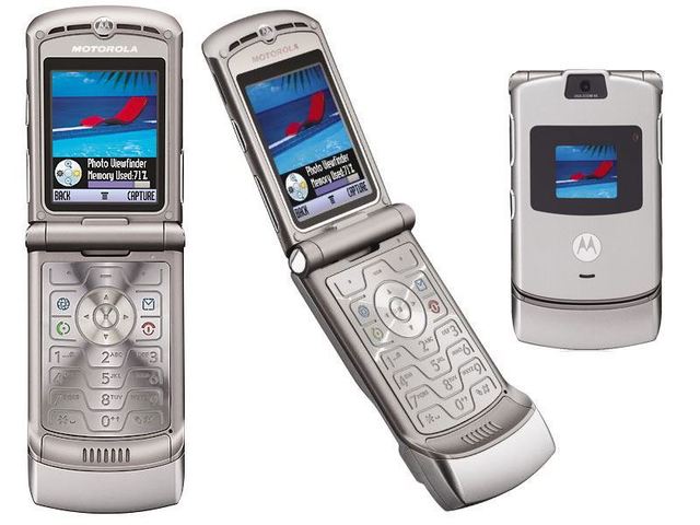 Internet y el Razr V3
