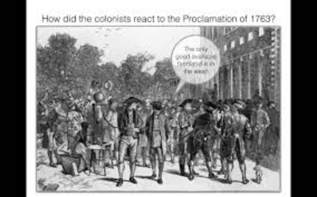 Proclamation of 1763 (colonist reaction)