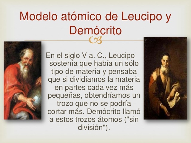LEUCIPO Y DEMOCRITO