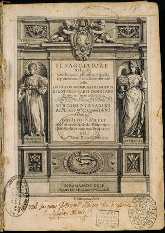 Galileo published the Assayer (II Saggiatore)