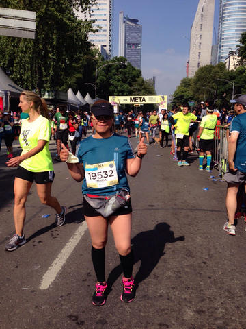 Debut en el medio maratón de la CDMX