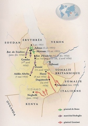 L'Italia avvia la guerra in Etiopia