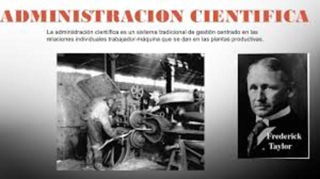 El sistemas de administración científica de Taylor era conocido en todo el país.