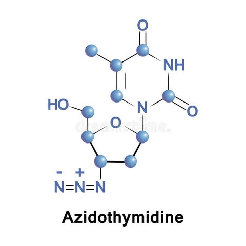 Azidothymidine (AZT) is synthetically manufactured