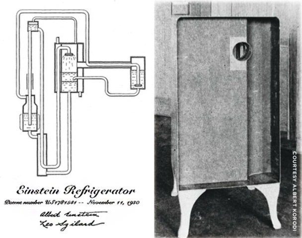 Albert Einstein  junto a Leó Szilard  (1926)