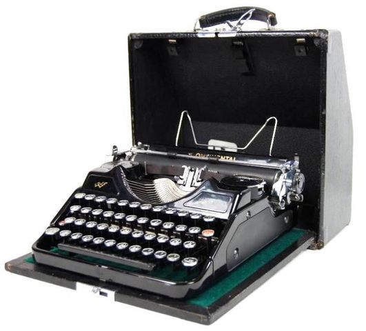 Las maquinas de escribir portatiles