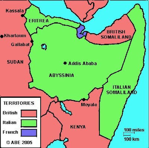 Italian Conquest of British Somaliland (East Africa)
