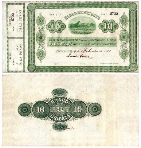 Intento de primeros billetes