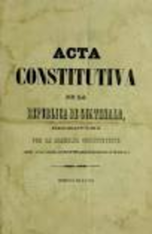 Acta Constitutiva de la República de Guatemala