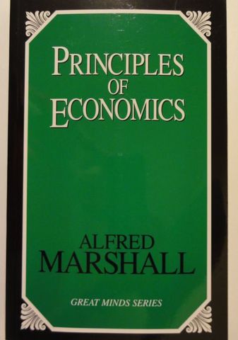 Alfred Marshall pueblica; Principles of the Economics.