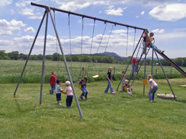 Broke Both Wrists Jumping From Swing