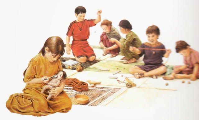 EDUCACIÓN EN  ROMANA (50 A.C)