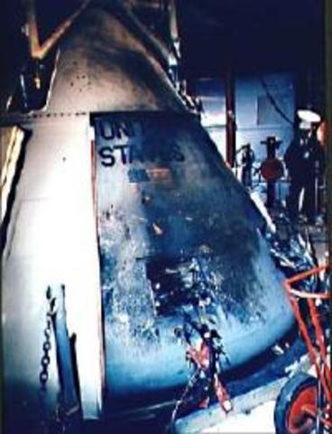 Accident In Command Module of Launch Pad