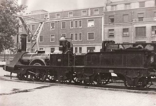 Primer ferrocarril: Barcelona-Mataró